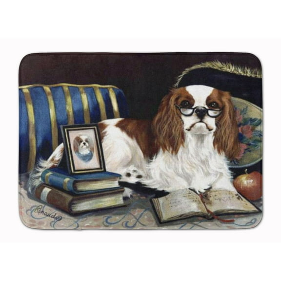 Carolines Treasures PPP3255RUG 19 x 27 in. Cavalier Spaniel Perfect Student Machine Washable Memory Foam Mat