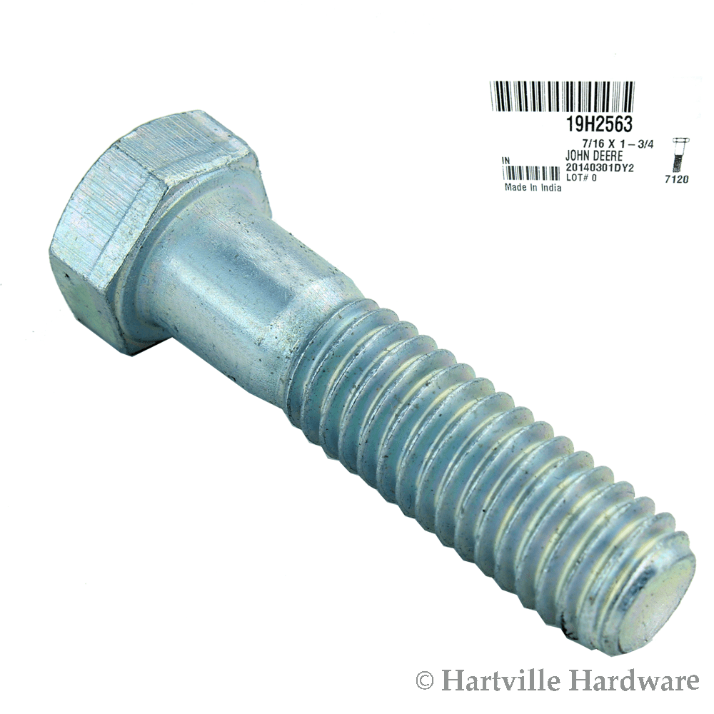 John Deere Original Equipment Cap Screw 19H2563