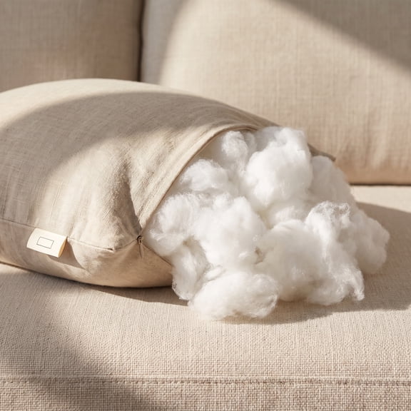 CATIEBYE 1 Pack White Polyester Fiber Fill Stuffing for Crafts, Pet Beds, Pillows, Plush Toys, Cushions and Home Sewing Projects