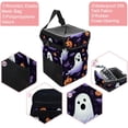 thumbnail image 2 of Ghost Foldable Car Trash Can with Lid, Leak-Proof Car Trash Bin, Hanging Storage Bag Car Garbage Can, 2 of 6