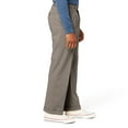 thumbnail image 3 of Men's Dockers® Relaxed Fit Comfort Stretch Pleated Cuffed Khaki Pants Color: Heather Gray Size: 36X32, 3 of 4