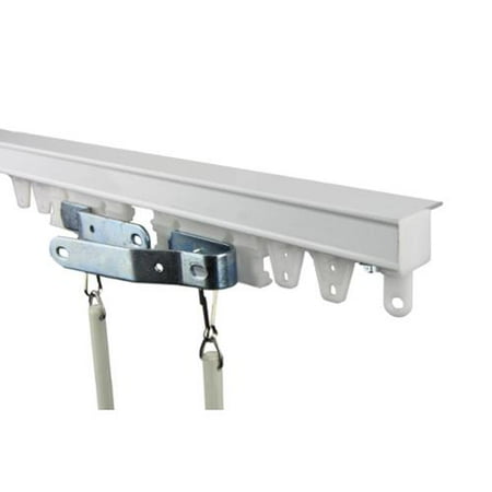 Heavy Duty White Ceiling Curtain Track Room Divider 144 Inch 12ft