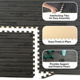 thumbnail image 3 of Stalwart Eva 24.00 sqf Interlocking Wood Grain Foam Floor Tiles, 6-Tiles, 3 of 8