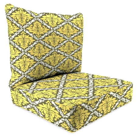 2 Pc Deep Seat Chair Cushion