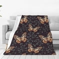 thumbnail image 1 of Balery Butterfly1 Manta de Felpa Suave y Acogedora – Cobija de Franela Aterciopelada para Cama, Lavable y Cálida para Sofá, Mascotas, Transpirable-60"x50", 1 of 7