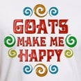 thumbnail image 3 of CafePress - Goat Happiness Fitted T Shirt - Fitted T-Shirt, Vintage Fit Soft Cotton Tee, 3 of 4