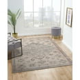 thumbnail image 5 of Obeetee Avalon Neutral Indoor Area Rug for Living Room Bedroom, 1'10"x2'10", 5 of 5