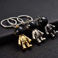 thumbnail image 3 of Astronaut Keychain Pendant Robot Paceman Keyring Space Robot Car Key Holder for Men Women Space Lover Gifts Bag Charm 2pcs, 3 of 8