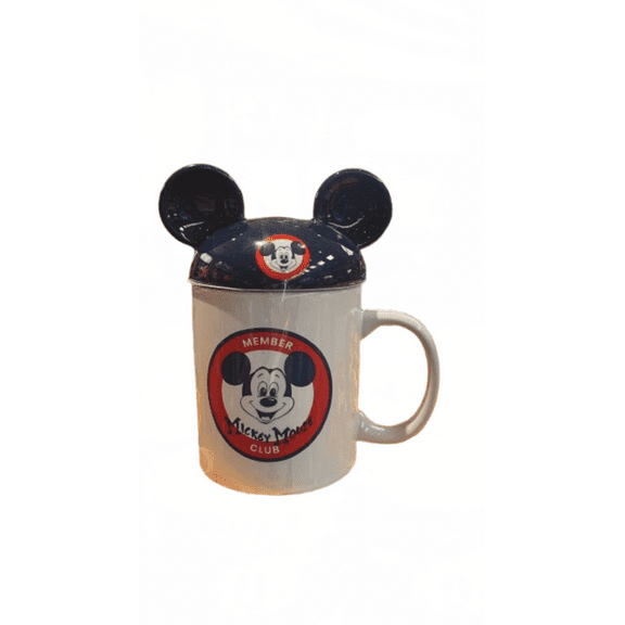 Disney Parks 70th Honorary Member Mickey Club Ceramic Coffee Mug with Lid New