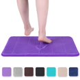 thumbnail image 1 of Memory Foam Bathroom Bath Rugs Absorbent Non-Slip Bath Rugs Washable Bath Mat - 40 x 60 cm, Purple, 1 of 7