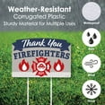 thumbnail image 5 of Big Dot of Happiness Thank You Firefighters - First Responders Appreciation Yard Sign Lawn Decorations - Party Yardy Sign, 5 of 8