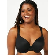 Joyspun Women's & Women's Plus Size Underwire T-Shirt Bra, Sizes 38DD to 46DDD