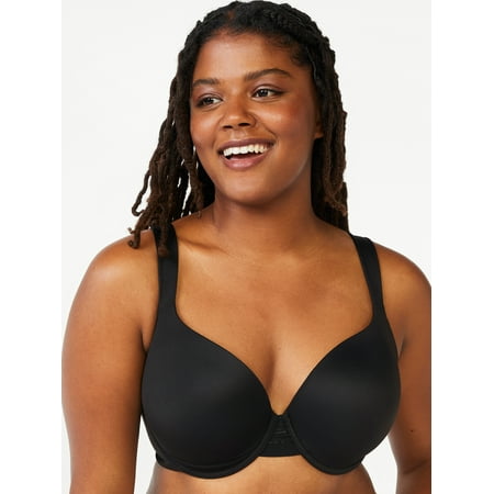 

Joyspun Women s & Women s Plus Size Underwire T-Shirt Bra Sizes 38DD to 46DDD