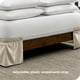 thumbnail image 3 of Faldón de Cama Bare Home Ajustable 15 Pulgadas Color Arena Tamaño Queen, 3 of 6