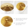 thumbnail image 3 of Practice Drum Cymbal Splash Cymbal Metal Drum Set Cymbal Musical Instrument Cymbal, 3 of 9