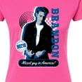 thumbnail image 3 of Beverly Hills 90210 - Brandon Nicest Guy In America - Juniors Fitted Graphic T-Shirt, 3 of 5