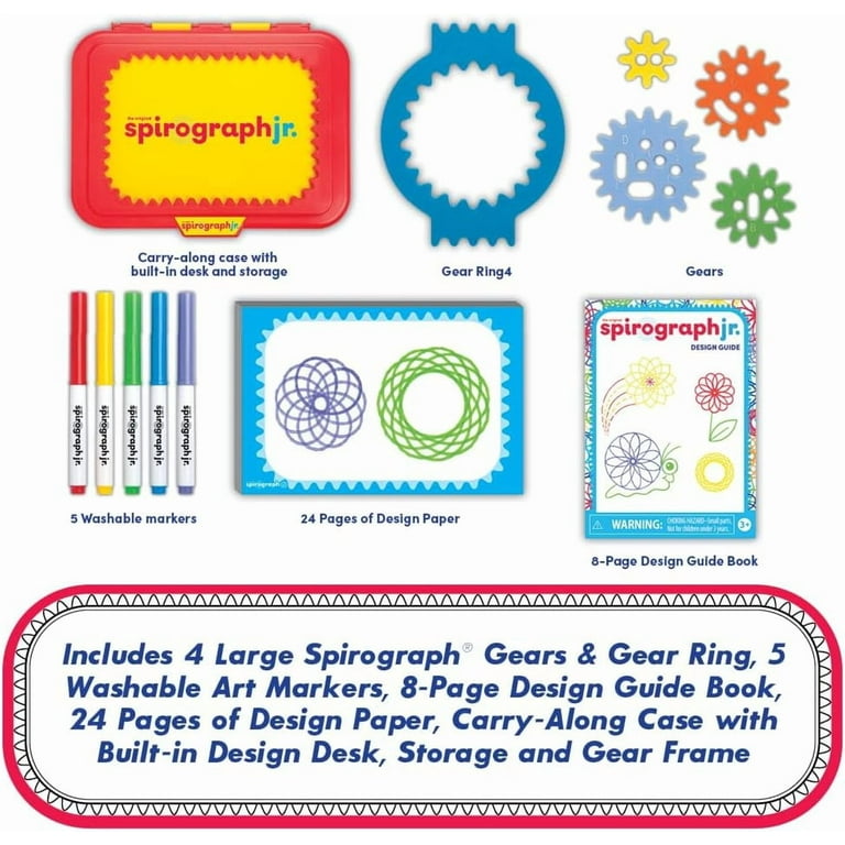 Spirograph Jr. — Jumbo Sized Gears Classic Retro Toy For Spiral