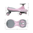 thumbnail image 5 of Wiggle Car Ride-On Toy - Flashing Wheels, Twist & Turn - Ages 2+, 110lbs Capacity, 5 of 9