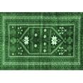 thumbnail image 1 of Ahgly Company Indoor Rectangle Persian Emerald Green Traditional Area Rugs, 4' x 6', 1 of 4