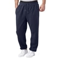 thumbnail image 2 of Baggy Sweatpants Mens Casual Straight Wide Leg Sweat Pants Drawstring Athletic Workout Gym Jogger with Pockets Navy M, 2 of 7