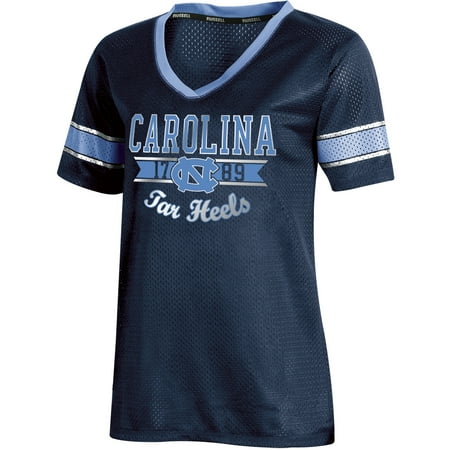 - Women's Russell Navy North Carolina Tar Heels Fashion Jersey V-Neck T-Shirt
