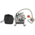 thumbnail image 2 of Réchaud de Camping Portable à Gaz Haute Efficacité, Support Stable, Mini Réchaud en Acier Inoxydable pour Randonnée en Plein Air, Compact et Léger, Design Pliable pour un Rangement Facile, 2 of 8
