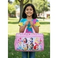 thumbnail image 3 of Disney Princess Kids Duffle Bag 16.5"  Travel & Sports Bag with Zipper Pocket, Mesh Side Pockets & Shoulder Strap, 3 of 8