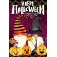 thumbnail image 2 of Allen, Kimberly 13x18 White Modern Wood Framed Museum Art Print Titled - Halloween Gnomes, 2 of 4