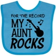 thumbnail image 3 of Inktastic For the Record, My Aunt Rocks Boys or Girls Baby Bib, 3 of 4