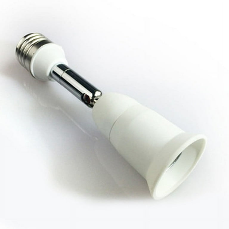 E27 Adjustable Light Socket Extender – Vertical 90° & Horizontal 360° Rotation, Flame-Retardant PBT, 4A 100-230V For Bulbs