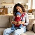 thumbnail image 4 of Baby Carrier Newborn to Toddler - Newborn Carrier, 3 Ergonomic Positions (Front in/Front Out/Back), “M”-Position Baby Carriers with Adjustable Seat (7-35 lbs), 4 of 5