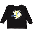 thumbnail image 3 of Inktastic World Down Syndrome Day with Yellow and Blue Ribbon Boys or Girls Long Sleeve Toddler T-Shirt, 3 of 5
