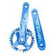 thumbnail image 2 of Bielas de bicicleta de montaña 170 mm 104BCD Bielas cónicas cuadradas CNC Aleación de aluminio para Bielas Azul 32T Cola Platos y bielas de bicicleta de montaña, 2 of 5
