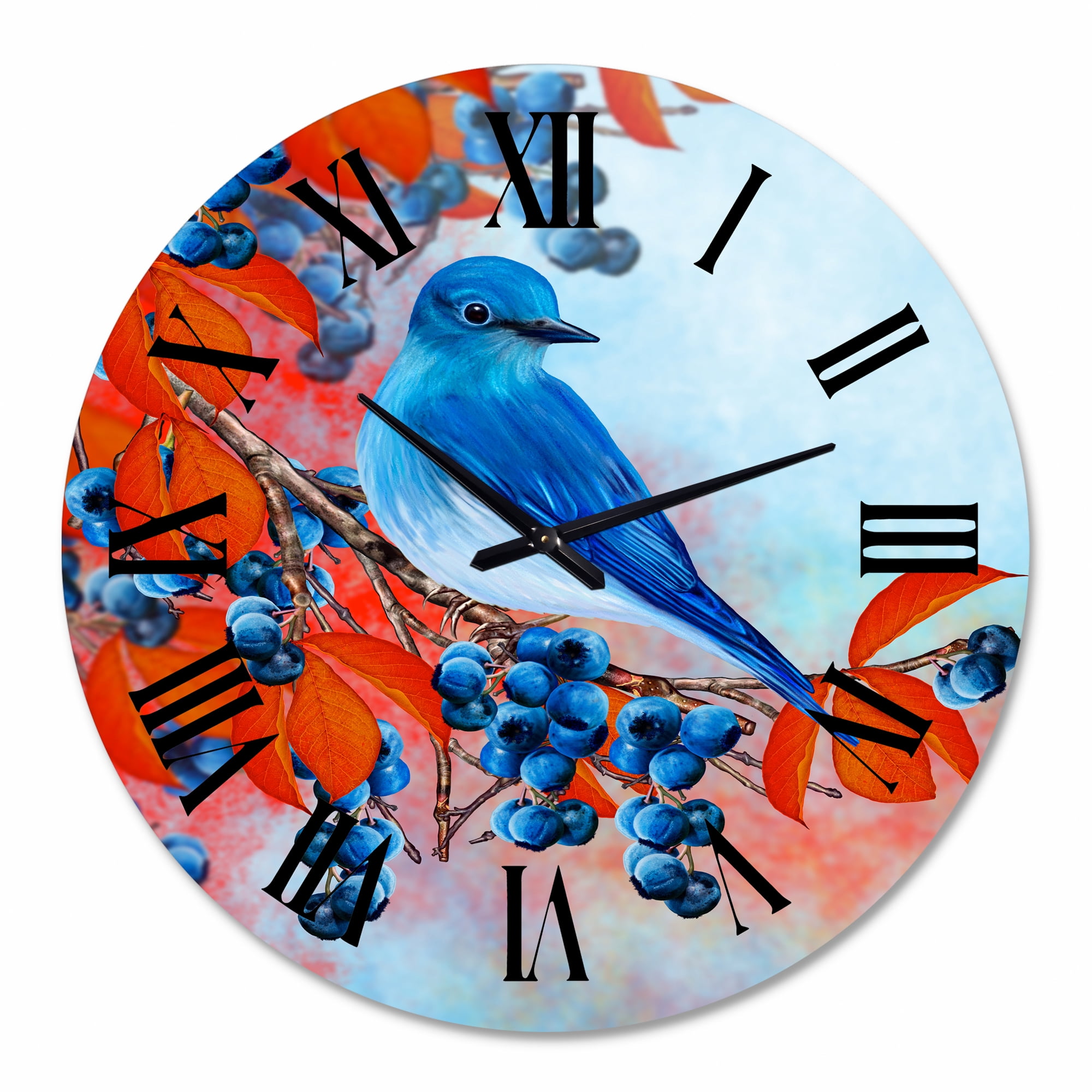 Designart 1 in Quartz Traditional Wall Clock