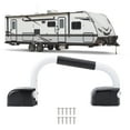 thumbnail image 1 of Fold Away RV Grab Handle, Aluminum Alloy Structure, Anodized, Black EVA Handle, Fold & Lock, Dependable Support. Stylish & Comfortable, Ideal for RV, Motorhome, Trailer, 1 of 7