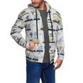 thumbnail image 3 of Zip Up Hoodies for Men - Lion Hippo Elephant On The Car Long Sleeve Comfrt Men'S Fashion Hoodies & Sweatshirts, Jackets for Men Hoodies Pullover Clothing Clothes with Pouch, 3 of 5