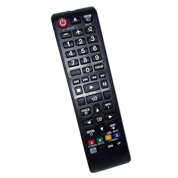 Replaced Remote Control Compatible For Samsung Htf4500 Za Ht J4100 Hth5500w Ht J5150 Hth5200 Xu 3d Blu Ray Dvd Home Theater Sound System Walmart Com Walmart Com