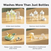 Momcozy KleanPal Pro Baby Bottle Washer, Sterilizer & Dryer Combo for Easy Cleaning, Bottle Washer Machine for Bottles,Baby Item Care