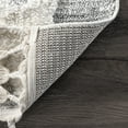 thumbnail image 3 of nuLOOM Raven Modern Stars High Low Shaggy Tassel Area Rug, 4' x 6', Raven Light Grey, 3 of 9