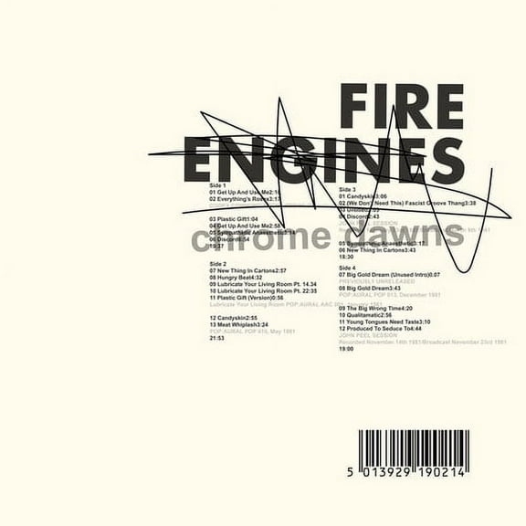 Fire Engines - Chrome Dawns - Expanded Edition - Music & Performance - Vinyl
