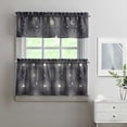 thumbnail image 2 of Witchy Aesthetic Kitchen Curtains Set with Moon Sun Stars Gothic Celestial Tier and Valance Astrology Print Spiritual Decor Rod Pocket Curtains, 2 of 6