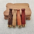 thumbnail image 5 of 4-Piece Reusable Wooden Cigarette Holder Set Handmade from Natural Wood with Metal Interface, 5 of 5