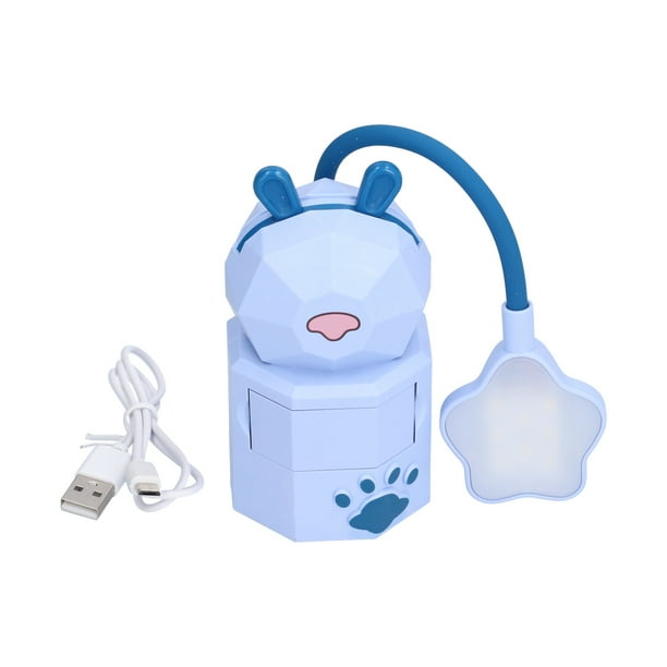 Lámpara portátil, lámpara de escritorio LED, lámpara de escritorio USB de dibujos animados, lámpara de escritorio impulsada por rendimiento Jadeshay A