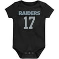 thumbnail image 2 of Newborn & Infant Davante Adams Black Las Vegas Raiders Mainliner Player Name & Number Bodysuit, 2 of 3