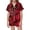 A-Wine219, variant on JAJAHO Girls Pajamas Sets Halloween Sleepwear Sizes 3-13 Tie Front Ruffle Short Sleeve Top Shorts 2 Piece Set