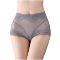 thumbnail image 4 of HUPOM Pregnancy Underwear For Women Underwear Briefs Leisure Tie Seamless Waistband Gray XL, 4 of 6