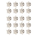 thumbnail image 3 of Rivet Button, Practical Fashionable Anti-Rust Star Shape Rivet, Bags For Clothes Shoes Pet Collars Silver,Black Metal Color,Bright Black, 3 of 8