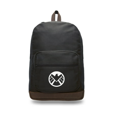 Agents of Shield Logo Teardrop Backpack with Leather Bottom