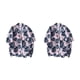 thumbnail image 3 of Minnieouse Camisetas estampadas informales de manga corta para hombre, ropa holgada, camisas hawaianas, de gran tamaño, a la moda para fiesta en Rosa METRO 2piezas, 3 of 6
