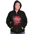 thumbnail image 4 of Indiana Retro State Map Shape Cool IN Zip Up Hoodie Men's Women's Brisco Brands L, 4 of 6